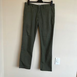 Army green Vans pants